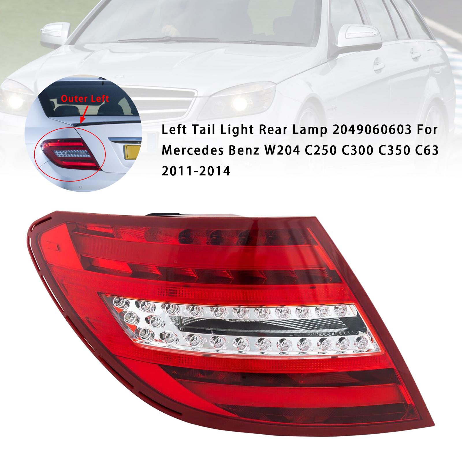 

Левый задний фонарь для Mercedes Benz W204 C250 C300 C350 C63 2011-2014