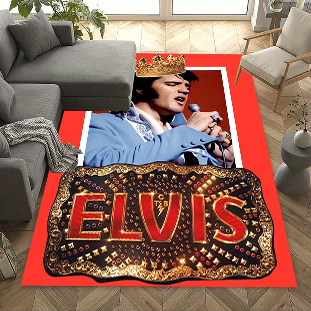Elvis Presley Live Performance Carpet Suitable for Kitchen Foyer Hallway Dormitory Antislip Carpet Decorate Offices Perfect Gift for Women/Men