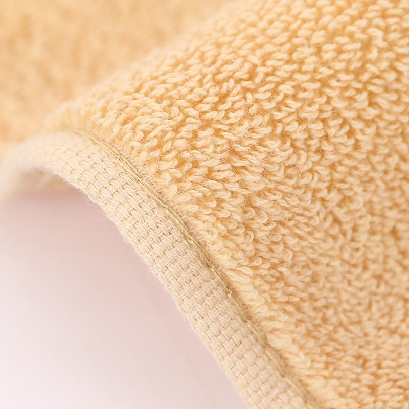 Pure Cotton Towel Plain Double Satin Face Wash Household Soft Dark Face Towel Men and Women Soft 32 Strands Towel