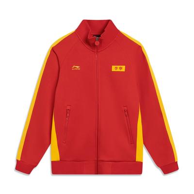Li-Ning Športová séria trendov Farebný blok Zips Stojatý golier Ležérna mikina Unisex mikina AWDVA33-9