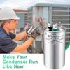 55+15 uF±6% 370/440V CBB65 Dual Run Round Capacitor for AC Motor, HVAC Capacitor, Air Conditioner Replacement, Heat Pump, Fan Start, Condenser