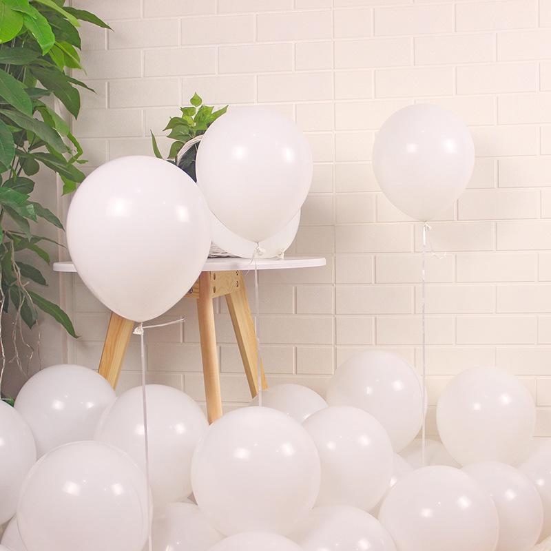 Thickened 10-Inch Matte Balloons - 1,000 Pieces for Weddings & Birthdays