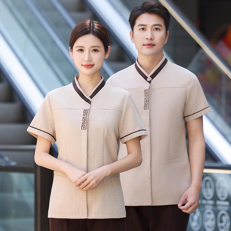 

Униформа горничной с коротким рукавом для уборки отеля и территории 5XL