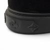 Great LOUIS VUITTON Boots Snowdrop Line LV Logo Shearling Black Mouton Women 35 Used