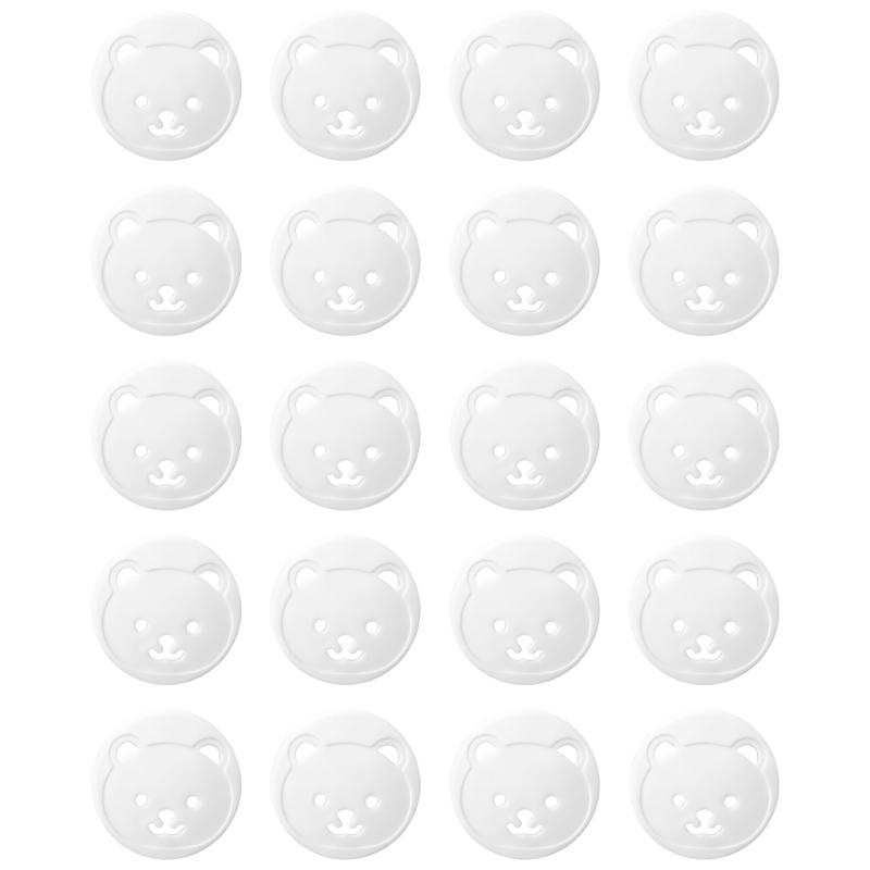 

Baby Safety Electrical Outlet Guard Easy Installation Toddler Proof Socket Cover Protectors Pack of 20pcs Set