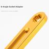 Bicycles Aluminum Alloy Removal Install Bottom Brackets Wrench Tool Bottom Bracket Spanner for Bike Central Axles Repair