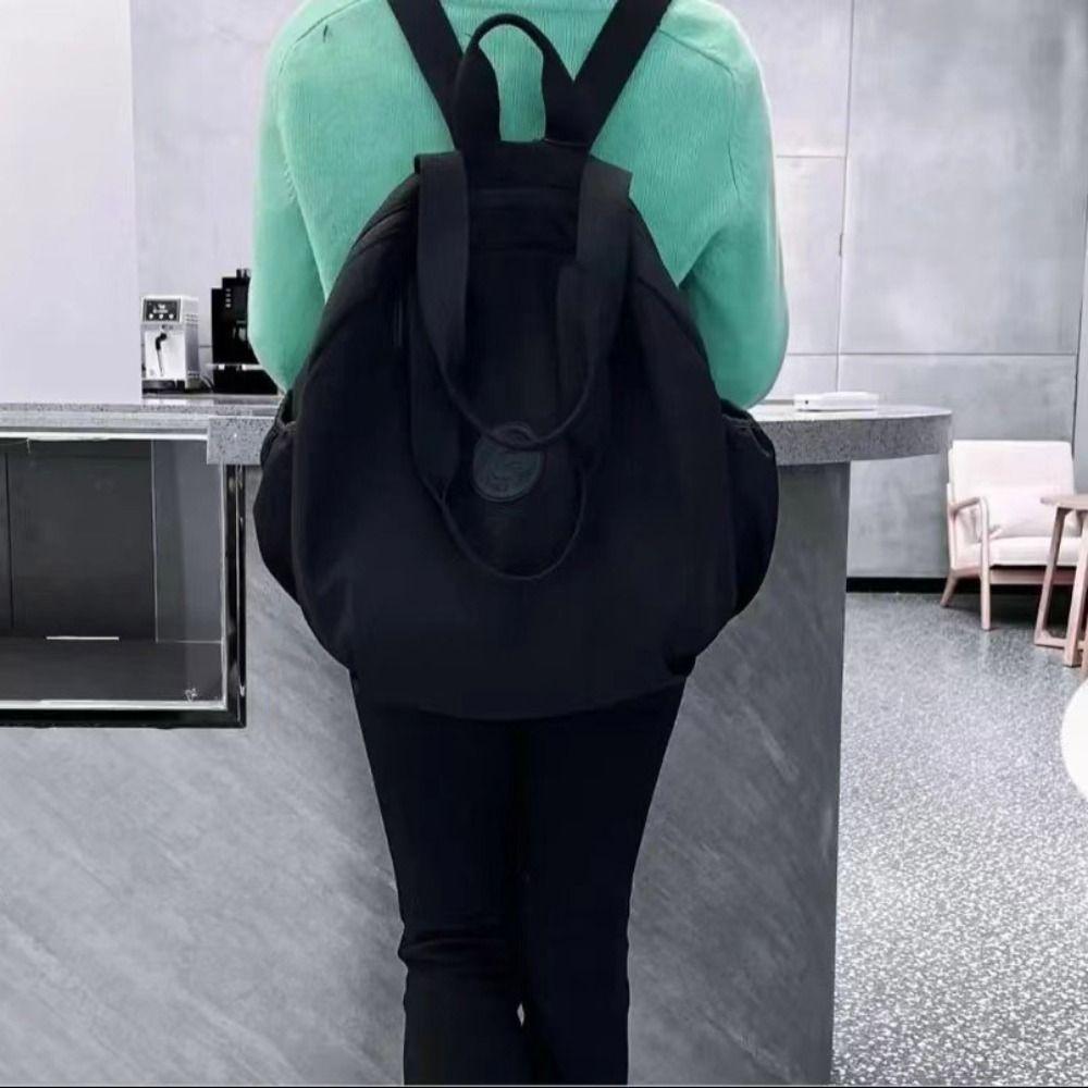 Korean Style Travel Shoulder Bag Large Capacity Fitness Bag Sport Nylon Backpack Swimming