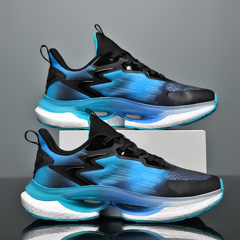 Shock-Absorbing Running Shoes for Men, Young Students, Summer Mesh Breathable Versatile Soft-Soled Sports and Casual Shoes