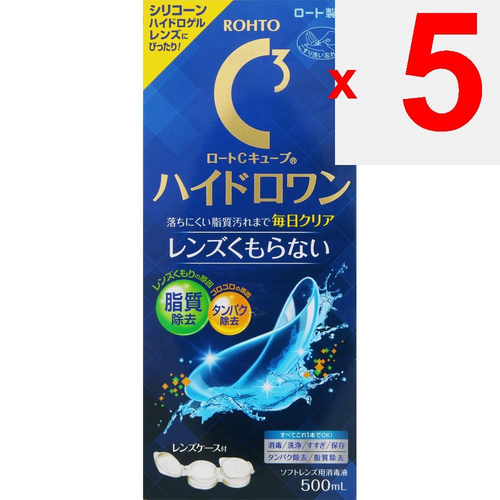 Rohto Roto C Cube C Cube Hydro One 500ml (Quasi-Drug) Soft Serve Indications: Disinfection of Soft Contact Lenses (Groups I To IV) 0