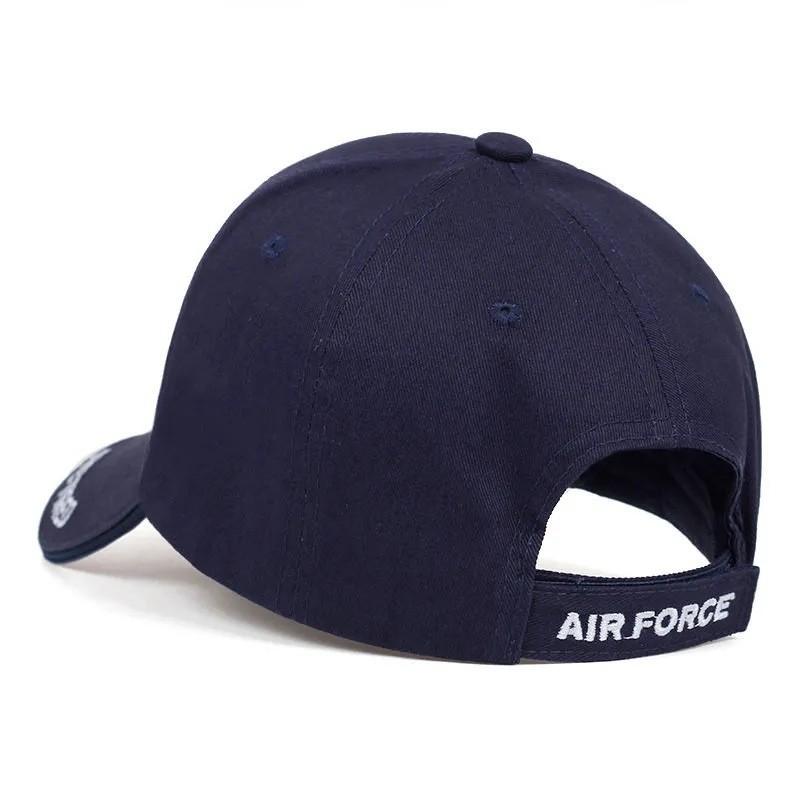 Usa Air Force Baseball Cap With Embroidered Brim For Outdoor Sun Protection