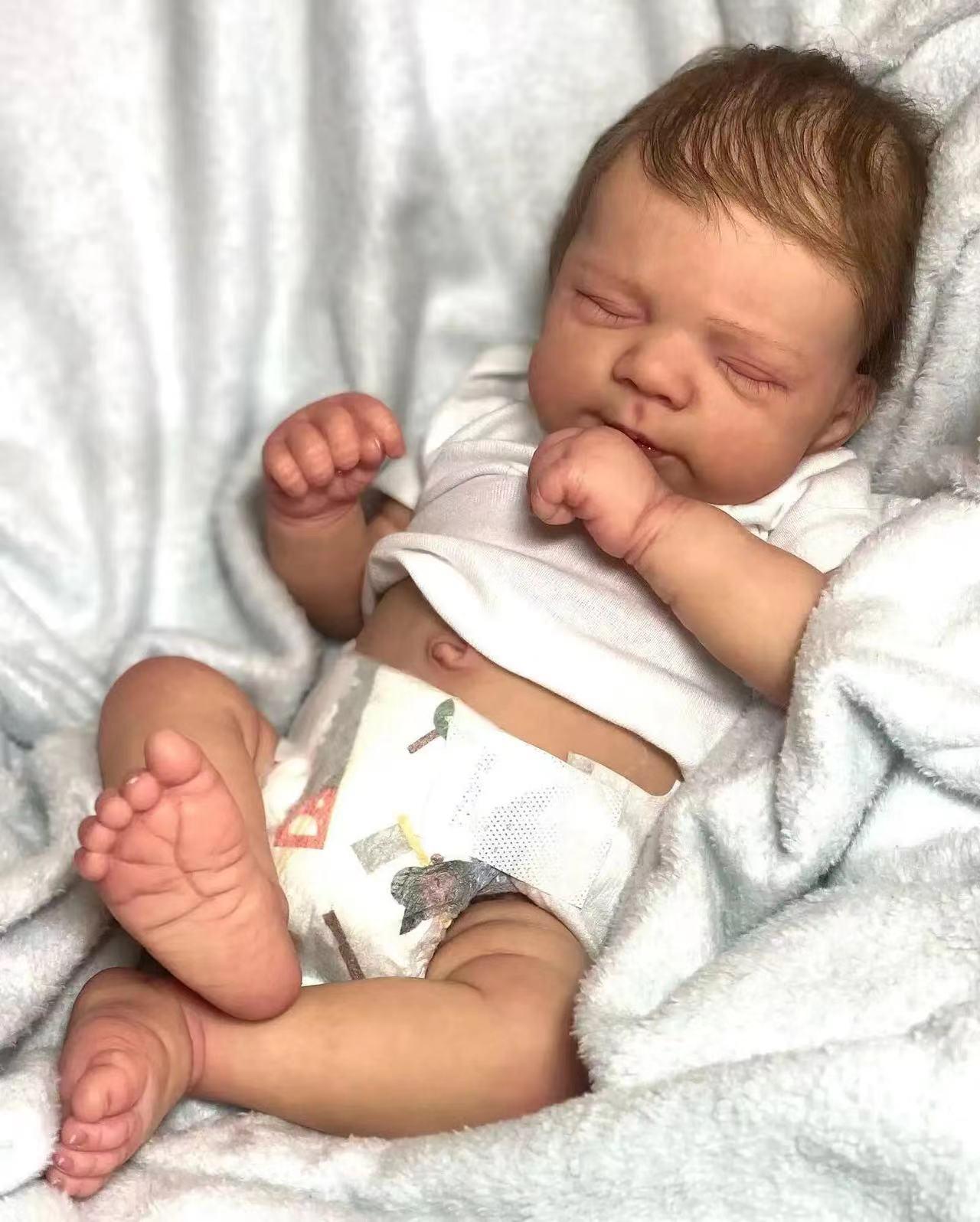 19-inch Pascale Reborn Newborn Baby Doll 19 inches