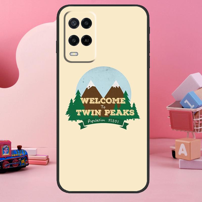 Welcome To Twin Peaks Case For Oppo A5 Pro A15 A17 A57 A77 A18 A38 A58 A78 A98 A94 A74 A54 A16 A76 A96 A40 A60 A80