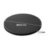 Yamazaki Home Tower Magnetic Silicone Trivet, Round Pot Holder, Heat Resistant, Dishwasher Safe, Non-Slip, Black 10319