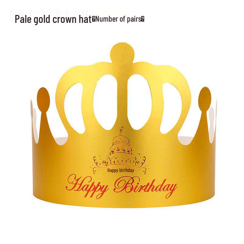 

Custom Foldable Birthday Hat for Kids & Adults - Thickened Design 100 Pieces (Upgraded Thickened)