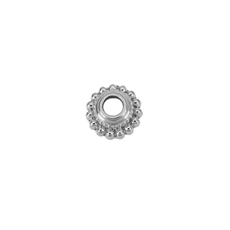 

10pcs Stainless Steel Beads Caps Covers Earrings Making PVD Never Fade 6 8 mm End Spacer Beads For DIY Necklace Jewelry Findings