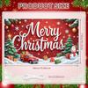 Christmas Party Banner Holiday Print Winter Holiday Banner Xmas Celebration Background Star Decorations Xmas Event Display