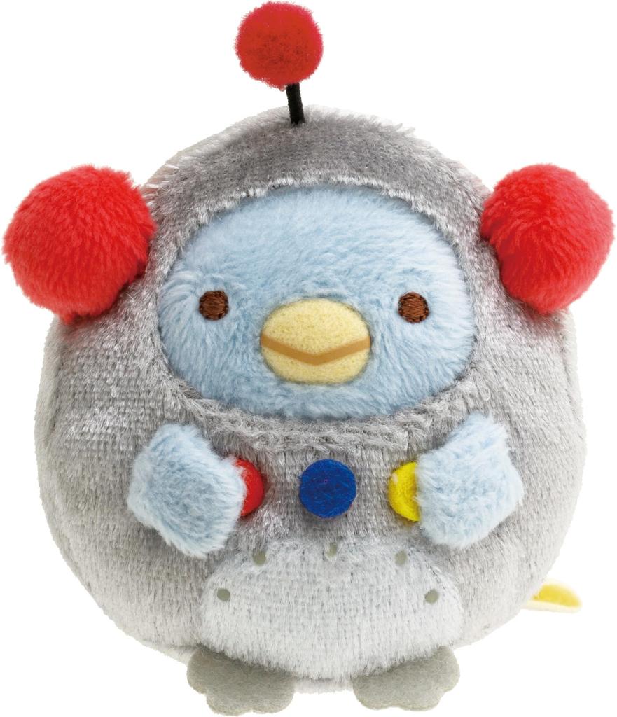 Sumikko The Mysterious Girl of the Tsugihagi Tenori Plush Toy Set Not Products Not [Goods] "Movie Gurashi Factory" (Penguin?/Penguin (real)/Osewa