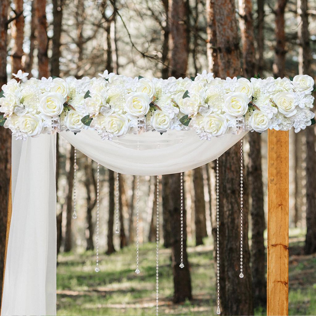 Hochzeit Esstisch Blumengesteck Blumige Hochzeitsmittelstücke für Tische Tischläufer Künstlich