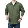 Spring and Autumn Men's Loose Work Shirt Casual Comfort Long Sleeve Cotton Middle-aged Shirt Men's Shirt