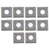 10pcs Carbide Inserts 14.6x14.6x2.5mm 30 Degree Cutting Angle For Woodworking Spiral Blade Lathe Tool Accessories