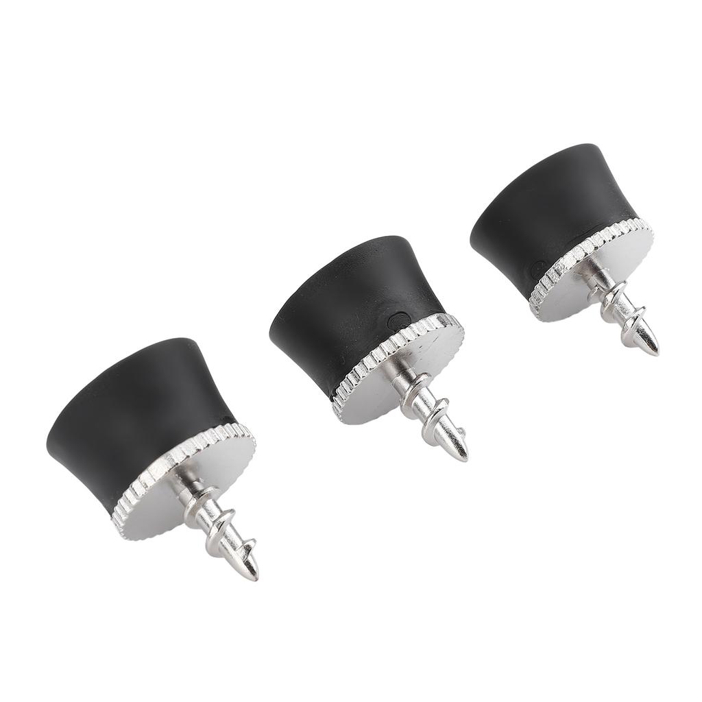 3 Stück Golfballaufheber Silikon-Saugfuß Aluminiumlegierung Schraube Golfballgreifer Saugnapf Golf