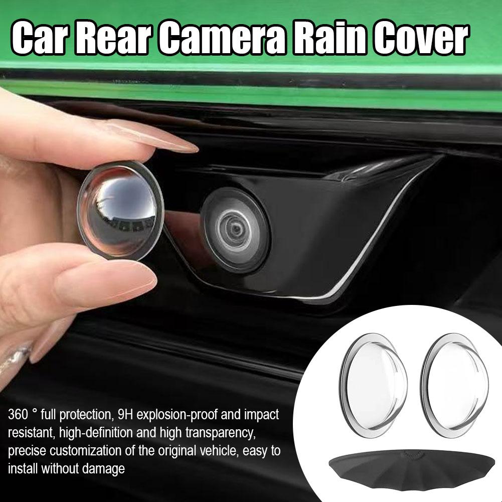 Universal Car Camera Lens Protector Rear View Backup Camera Cover 360° Camera Protection Anti Scratch Waterproof Dust-proof