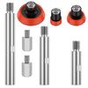M14 Angle Grinder Extension Rod Set Connection Rod 5/8inch-11 Thread With Adapter and Polishing Pad Polisher Accessories