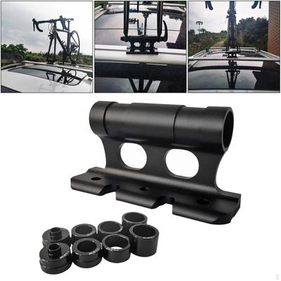 Installazione del supporto per forcella Bike Block tramite supporto per asse anteriore con clip fissa