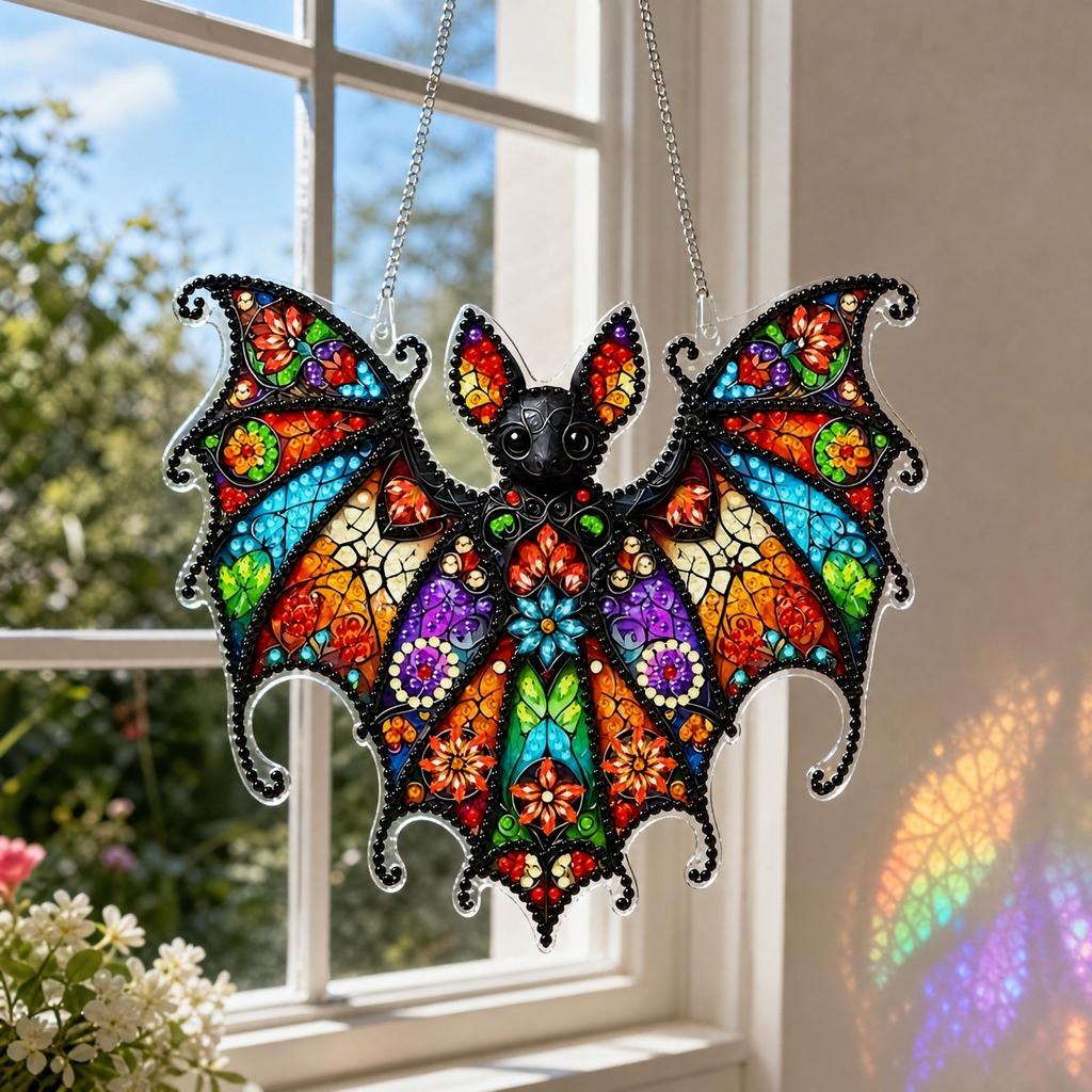 Acrylic Hanging Ornament for Window and Garden Decor