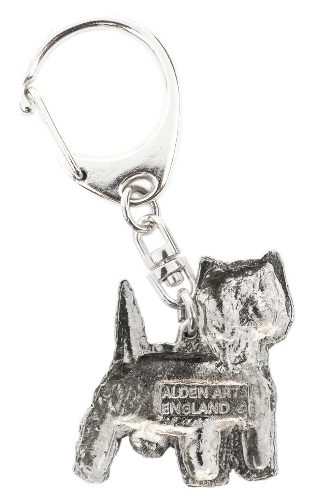 West Highland White Terrier Made in England Art Dog Keychain Collection