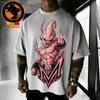 2026 Summer Dragon Ball Retro Pure Cotton Mens Tshirt Evil Magic Man Buo Oversized Casual Shirt Unisex Parentchild Suit