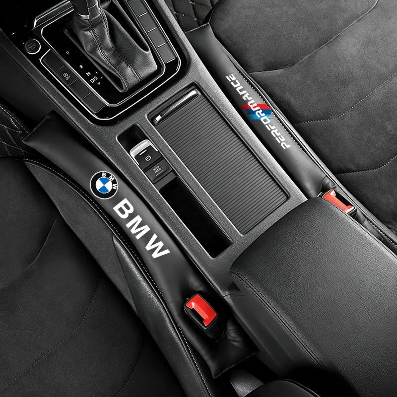 2Pcs Car Seat Gap Filler Strip Soft Pads Leather For BMW E46 E90 E60 F30 F10 E39 E36 F20 G20 G30 E92 E87 E91 X5 E70 F11 E30 F31 VM4