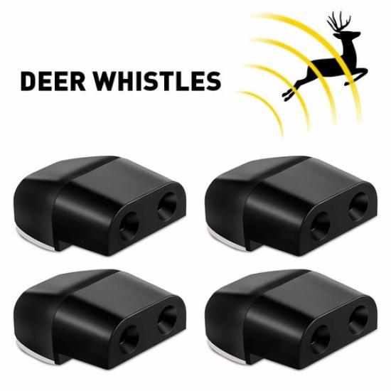 4PCS Ultrasonic Car Deer Alert Whistle Warning Animal Repeller Auto Safety EOA