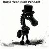 Cute Design Plush Toy Exquisite Craftsmanship Pony Doll Plush Pony Simulation Horse  Christmas Gift