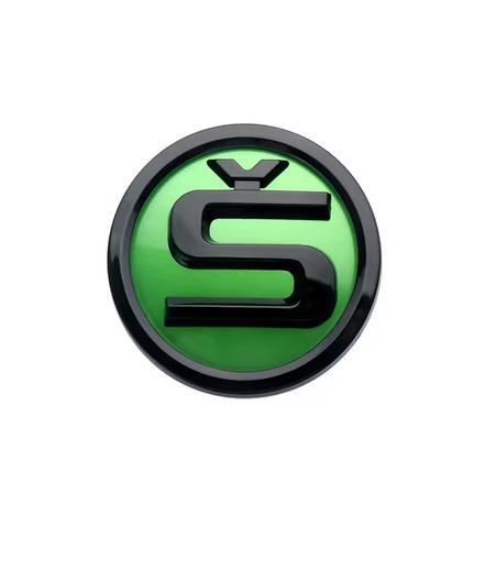 8/9/10cm Emblem Car Front Hood Badge Rear Trunk Sticker for Skoda Octavia Rapid Fabia S Logo A7 Superb KAMIQ Accessories