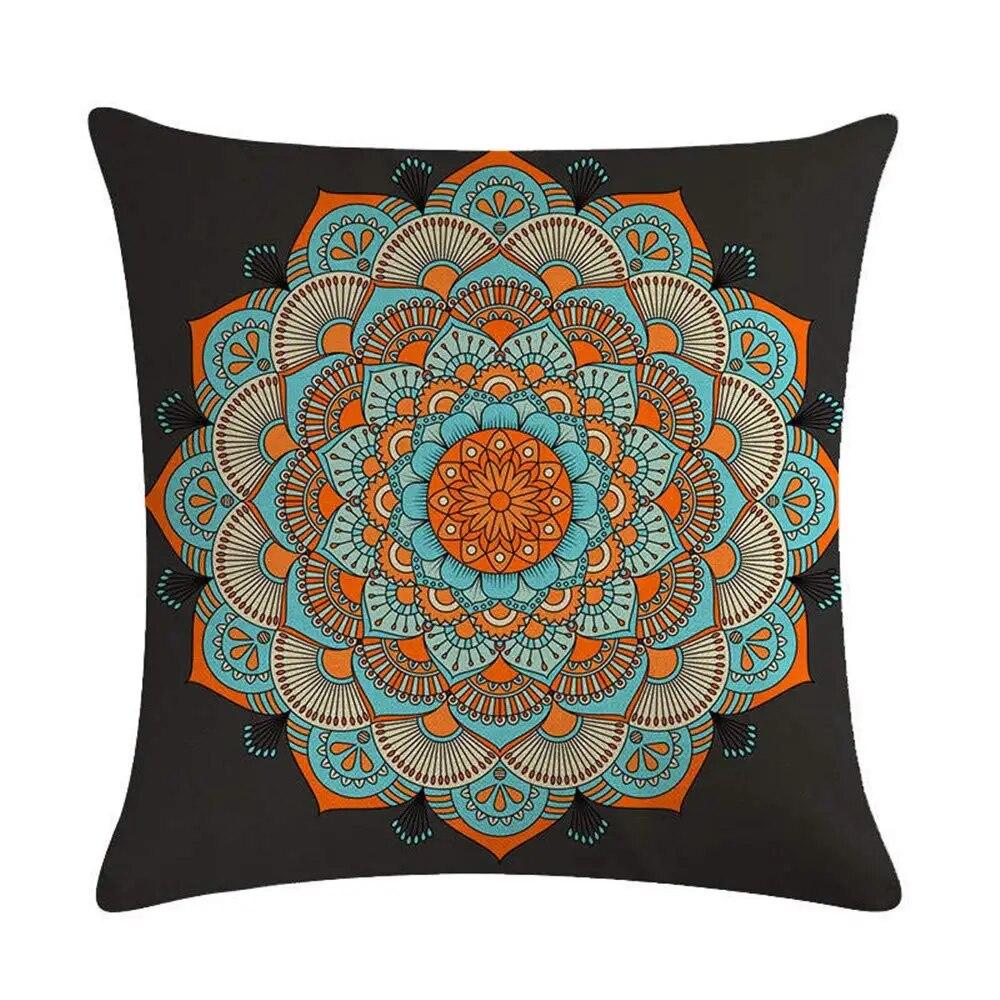 

Спальня Гостиная Диван Чехлы Домашний Декор Подушка Мандала Этнический Узор Чехол 40x40cm