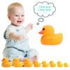 Yellow Duck Duck with Squeeze Sound Bath Toy Float Little Yellow Duck Water Toy  Toy for Kid