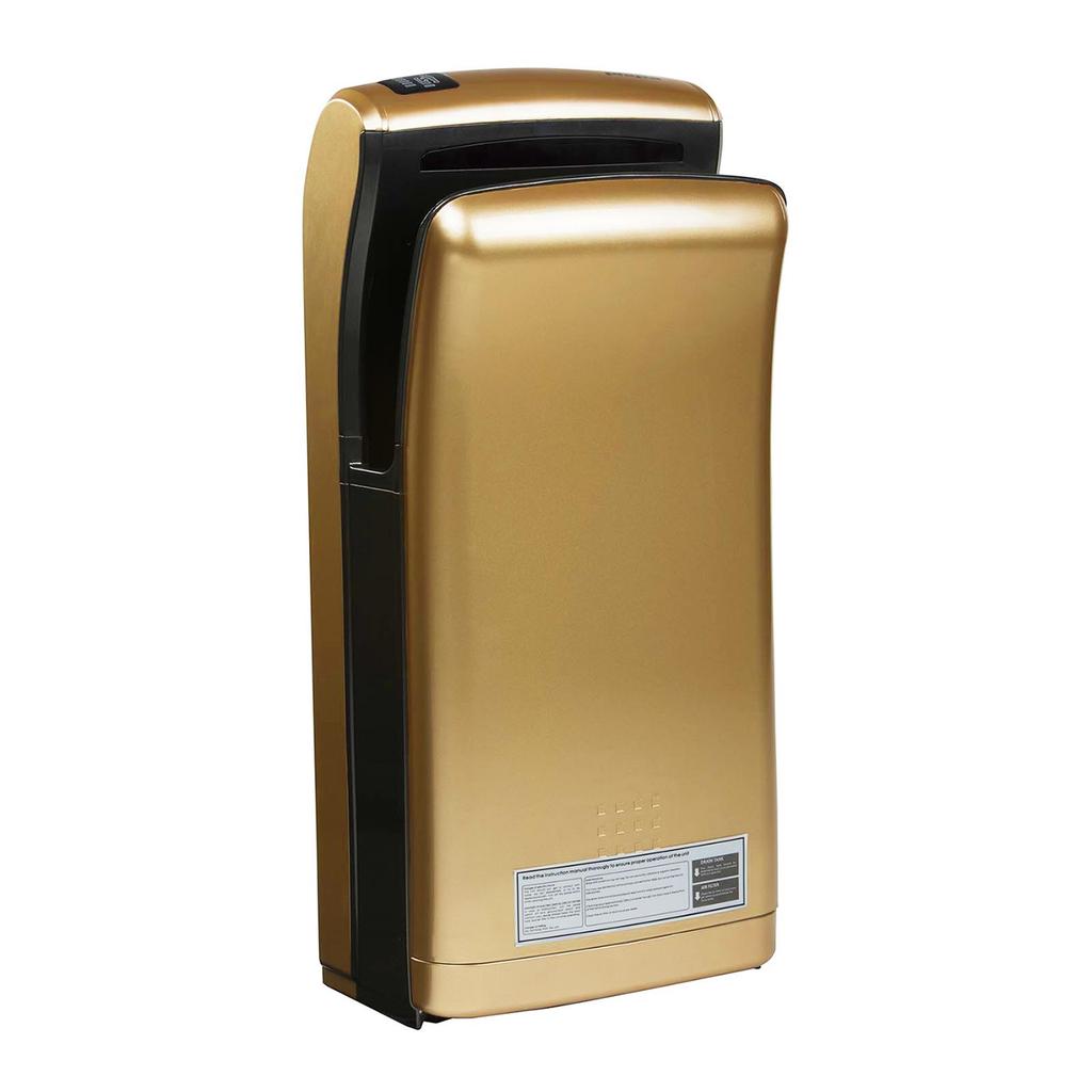 Physa Bari Gold Electric Wall-mounted Hand Dryer 1200W