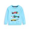 2026 Boys' Embroidered Long Sleeve Sweatshirt - Autumn and Spring Collection