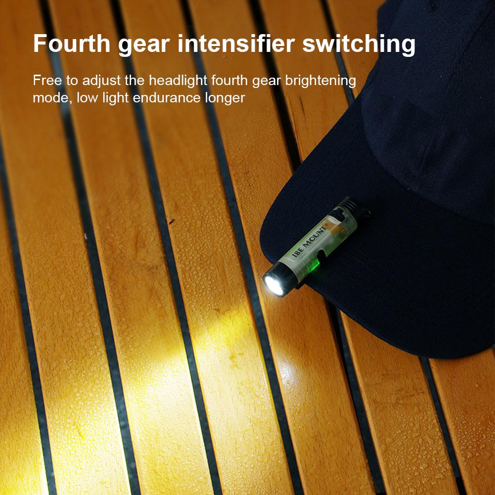 LED Outdoor Mini Flashlight Type-C Charging Handheld Flashlight Waterproof Portable Outdoor Hiking Camping Flashlight Keychain L