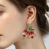 Trendy Adjustable Length Christmas Pendant Earrings Stylish Fashion Jewelry Accessory for Women Daily Use Casual Wear