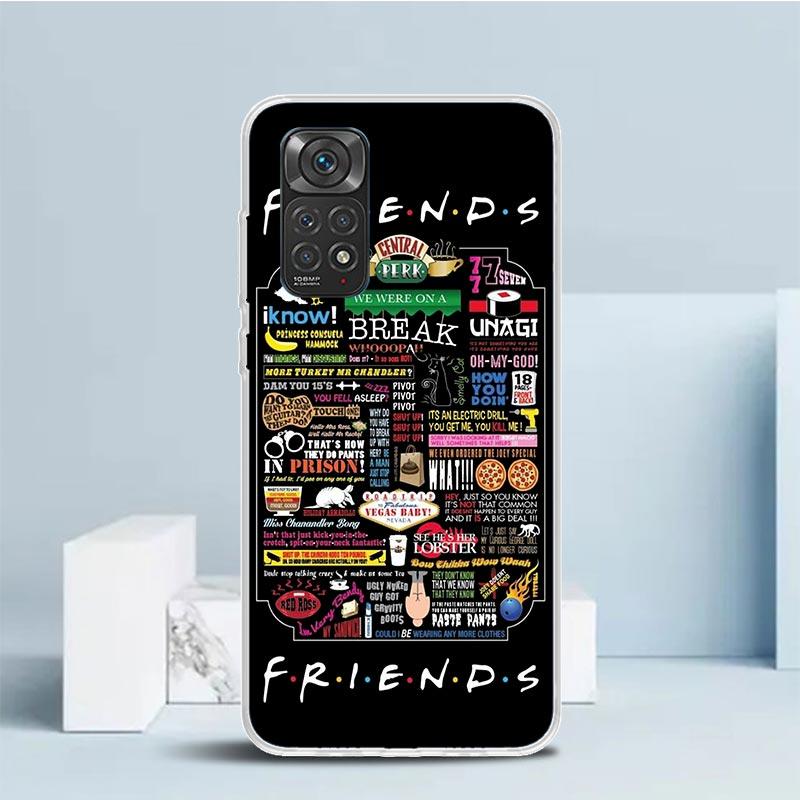 Friends Tv Show Funny Family Phone Case For Xiaomi Redmi Note 15 14 14S 13 12S 12 Pro Plus 11S 11 11T 11E 10S 10 + Soft TPU Back