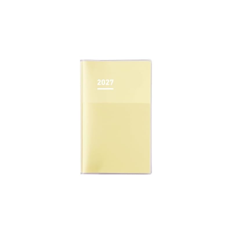 KOKUYO Jibun Techo DIARY Planner 2027 Monthly/Weekly A5 Slim Butter Yellow (Ni-JCD1Y-27) (Starts November 2026)