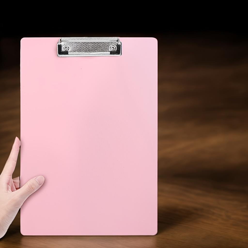 

Thickened A4 Writing Clipboard, an Essential Office Folder, Multifunctional Document Menu Holder, Durable And Portable Pad Clip розовый