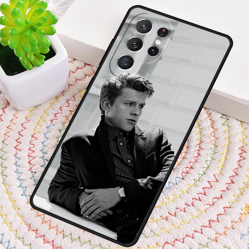 movie star Tom Holland Silicone Phone Case For Samsung Galaxy note 10 pro S26 S25 S24 S23 S22 S21 Plus S25Ultra Capa Cover