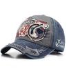 Embroidered Vintage Baseball Cowboy Cap Sun Protection Hat Fishing Running Gift