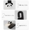 YUYAKESHI Car Seat Panda Headrest Cute Storage Hanging Luggage Set of Easy Installation Hooks, Hooks, Leather, Decoration, Hooks, Buckles, Hangers, 2,