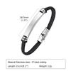 Personalized Bracelets For Men Women Customize Unisex Bangle Gift For Wedding Birthday Party Dad Boyfriend Mom Girlfriend