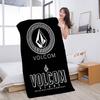 V-Volcoms LOGO Beach Towel Colorful Bath Towels For Girl Microfiber Quick Dry Sand Free Beach Yoga Spa Gym Pool