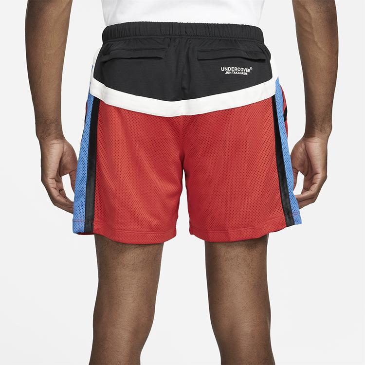 Nike Mesh Letter Print Basketball Shorts Men Bottoms Red CZ4700-611